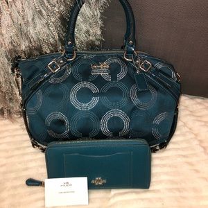 Coach Purse and Wallet Set